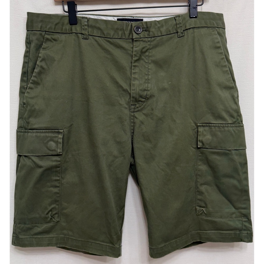 Scotch & Soda Men's Cargo Shorts Olive Green Fave Regular Tapered Utility Cargo